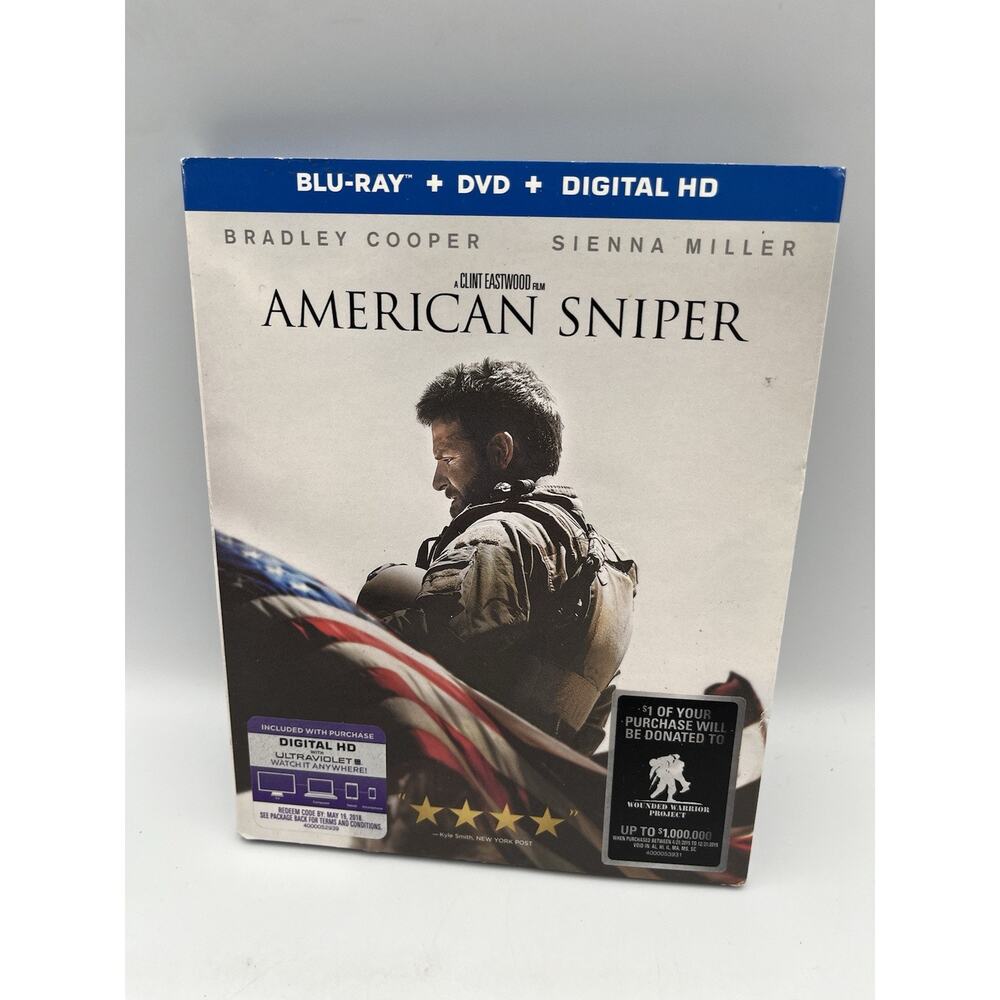 American Sniper (Blu-ray/DVD) w/ OOP Slipcover